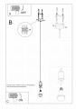Lampa wisząca EDISON czarna E27 1x60W IP20 SL.0152 SOLLUX