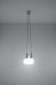 Lampa wisząca DIEGO 3 biała E27 3x60W IP20 SL.0570 SOLLUX