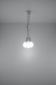 Lampa wisząca DIEGO 3 biała E27 3x60W IP20 SL.0570 SOLLUX