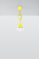 Lampa wisząca DIEGO 3 żółta E27 3x60W IP20 SL.0579 SOLLUX