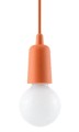 Lampa wisząca DIEGO 1 pomarańczowy  E27 1x60W IP20 SL.0584 SOLLUX
