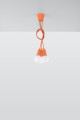 Lampa wisząca DIEGO 3 pomarańczowy  E27 3x60W IP20 SL.0585 SOLLUX