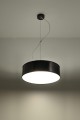 Lampa wisząca ARENA 35 czarna E27 2x60W IP20 SL.0115 SOLLUX