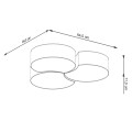 Plafon CIRCLE 3B biały E27 6x60W IP20 SL.1052 SOLLUX