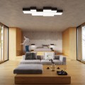Plafon HORUS 25 czarny E27 1x60W IP20 SL.0142 SOLLUX