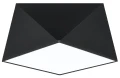 Plafon HEXA 25 czarny E27 1x60W IP20 SL.0687 SOLLUX