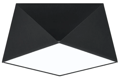 Plafon HEXA 25 czarny E27 1x60W IP20 SL.0687 SOLLUX