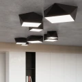 Plafon HEXA 25 czarny E27 1x60W IP20 SL.0687 SOLLUX