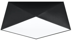 Plafon HEXA 35 czarny E27 2x60W IP20 SL.0690 SOLLUX
