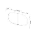 Kinkiet SALIA G9 2x40W IP20 SL.1004 SOLLUX