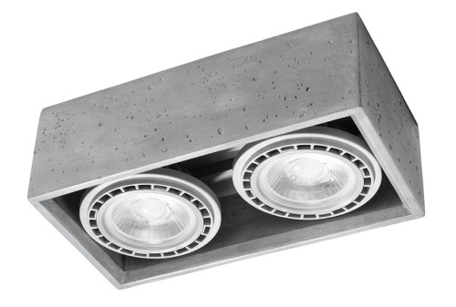 Spot QUATRO 2 beton GU10 2x40W IP20 SL.0884 SOLLUX