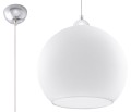Lampa wisząca BALL biała E27 1x60W IP20 SL.0256 SOLLUX