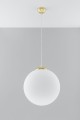 Lampa wisząca UGO 40 złota E27 1x60W IP20 SL.0717 SOLLUX