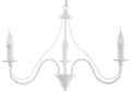 Żyrandol MINERWA 3 biały E14 3x40W IP20 SL.0213 SOLLUX