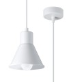 Lampa wisząca TALEJA 1 biała E27 1x60W IP20 SL.0983 SOLLUX