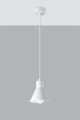 Lampa wisząca TALEJA 1 biała E27 1x60W IP20 SL.0983 SOLLUX