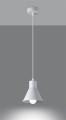 Lampa wisząca TALEJA 1 biała E27 1x60W IP20 SL.0983 SOLLUX