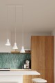 Lampa wisząca TALEJA 1 biała E27 1x60W IP20 SL.0983 SOLLUX