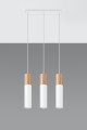Lampa wisząca PABLO 3L biała GU10 3x40W IP20 SL.0630 SOLLUX
