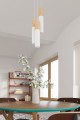 Lampa wisząca PABLO 3L biała GU10 3x40W IP20 SL.0630 SOLLUX