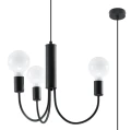 Żyrandol PICCOLO 3 czarny E27 3x60W IP20 SL.0856 SOLLUX