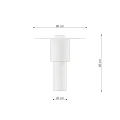 Plafon TVAROR biały E27 5x60W IP20 TH.139 THORO