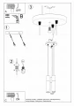 Lampa wisząca PABLO 3P czarna GU10 3x40W IP20 SL.1014 SOLLUX