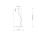 Żyrandol RIO 55 biały LED 4000K LED 1x30W IP20 TH.107 THORO