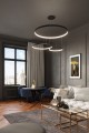 Żyrandol RIO 110 czarny LED 3000K LED 1x70W IP20 TH.103 THORO