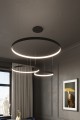 Żyrandol RIO 110 czarny LED 3000K LED 1x70W IP20 TH.103 THORO