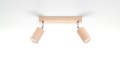 Lampa sufitowa BERG 2 naturalne drewno GU10 2x40W IP20 SL.0702 SOLLUX