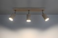 Lampa sufitowa BERG 3 naturalne drewno GU10 3x40W IP20 SL.0703 SOLLUX