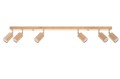 Lampa sufitowa BERG 6 naturalne drewno GU10 6x40W IP20 SL.1043 SOLLUX