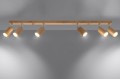 Lampa sufitowa BERG 6 naturalne drewno GU10 6x40W IP20 SL.1043 SOLLUX