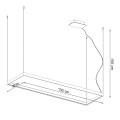 Żyrandol TUULA L biały LED 3000K LED 1x50W IP20 TH.165 THORO