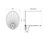 Lampa wisząca LEHDET czarna E27 1x60W IP20 TH.001CZ THORO
