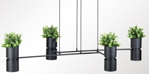 Lampa wisząca KUKKIA czarna GU10/ES111 4x40W IP20 TH.004CZ THORO