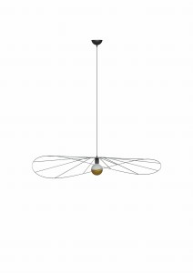 Lampa wisząca ESKOLA 70 czarna E27 1x60W IP20 TH.010CZ THORO