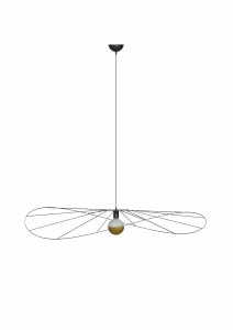 Lampa wisząca ESKOLA 110 czarna E27 1x60W IP20 TH.011CZ THORO