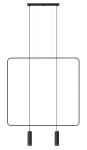 Lampa wisząca RANA 2 czarna GU10 2x40W IP20 TH.019CZ THORO