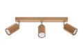 Lampa sufitowa ZEKE 3 dąb GU10 3x40W IP20 SL.1030 SOLLUX