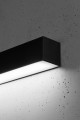 Kinkiet PINNE 90 czarny 4000K LED 1x25W IP20 TH.057 THORO