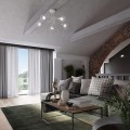 Plafon ARTEMIS 2 biały E14 2x40 IP20 SL.1103 SOLLUX