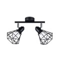 Plafon ARTEMIS 2 czarny E14 2x40 IP20 SL.1106 SOLLUX