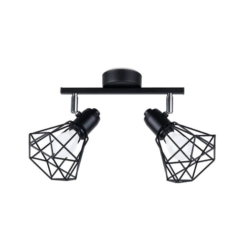 Plafon ARTEMIS 2 czarny E14 2x40 IP20 SL.1106 SOLLUX