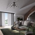 Plafon ARTEMIS 2 czarny E14 2x40 IP20 SL.1106 SOLLUX