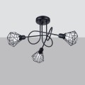 Żyrandol ARTEMIS 3S czarny E14 3x40 IP20 SL.1109 SOLLUX