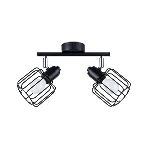 Plafon BELUCI 2 czarny E14 2x40 IP20 SL.1115 SOLLUX
