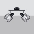 Plafon BELUCI 2 czarny E14 2x40 IP20 SL.1115 SOLLUX
