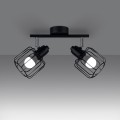 Plafon BELUCI 2 czarny E14 2x40 IP20 SL.1115 SOLLUX